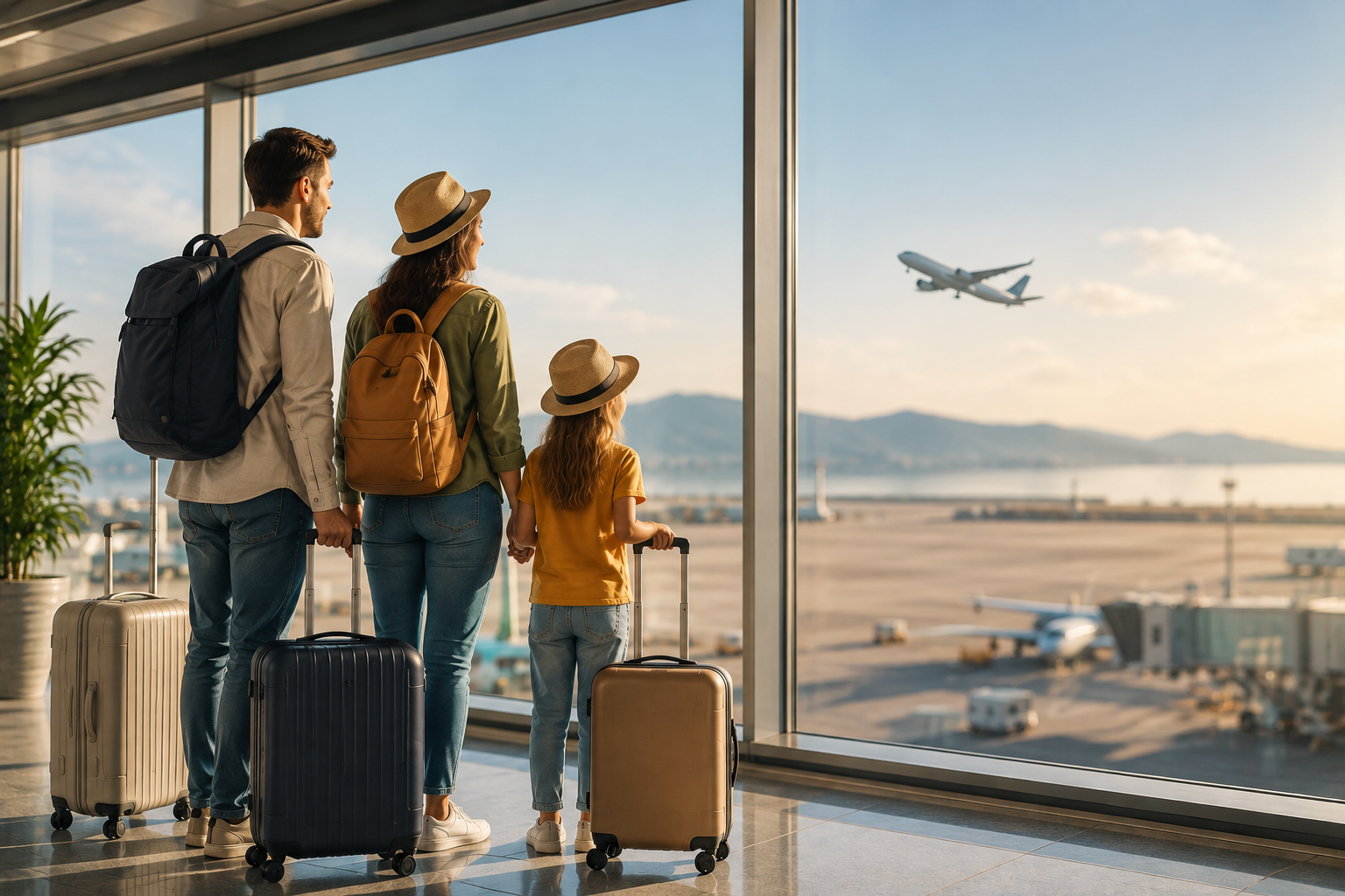 Viajeros de vacaciones protegidos con un seguro de viaje con repatriacion mundial